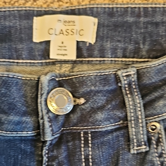 Maurices Dark Blue Straight Leg Jeans - Picture 5 of 6